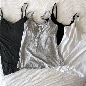 Lot of 4 Nursing tank tops